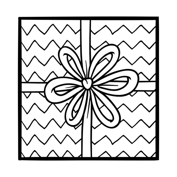 Coloring book, Gift — Stock Vector