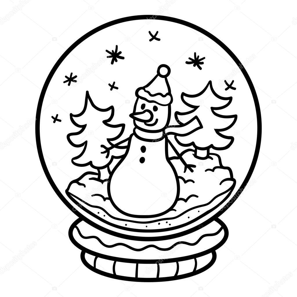 Boule De Neige Coloriage Des Milliers de Coloriage Imprimable Gratuit