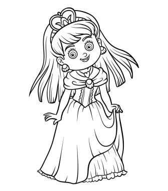 Boyama, çizgi film karakteri, Prenses 