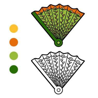 Boyama kitabı, karikatür aksesuarları, Fan