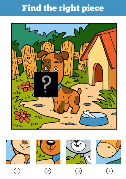 Doğru parça, çocuklar için oyun bulabilirsiniz. Köpek