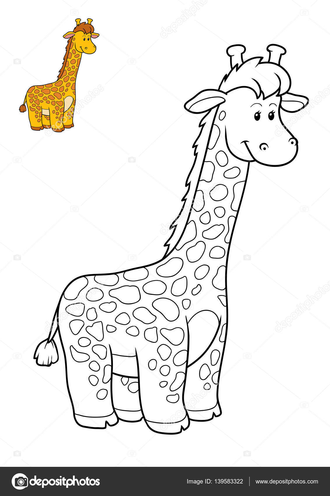Идеи для срисовки жираф для детей легкие (88 фото)