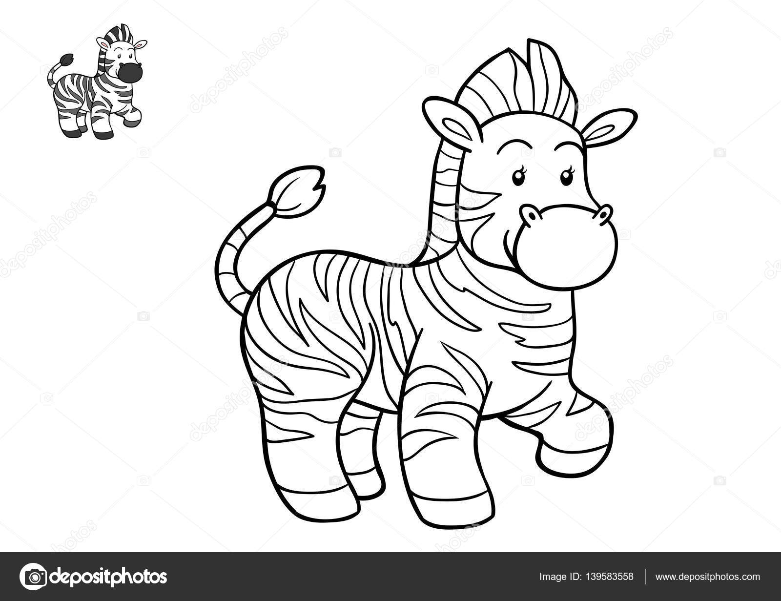 Download Coloring Book Zebra Stock Photo Image By C Ksenya Savva 139583558