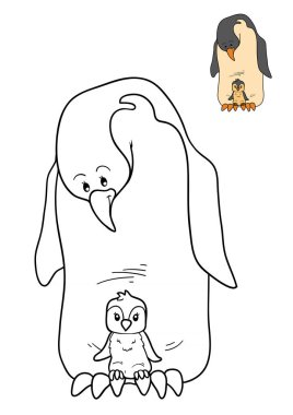 Boyama kitabı, Penguen