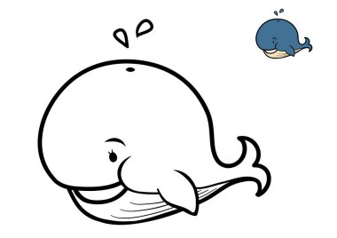 Boyama kitabı, balina