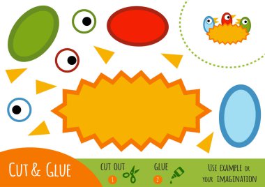 Eğitim kağıt çocuklar için yuva oyun