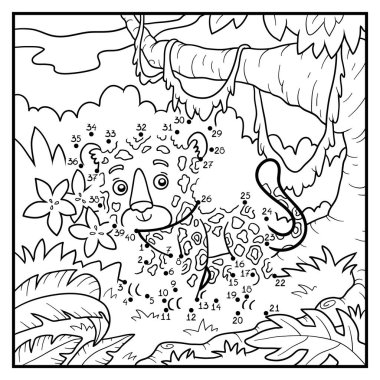 Sayı oyunu çocuklar için. Jaguar ve arka plan