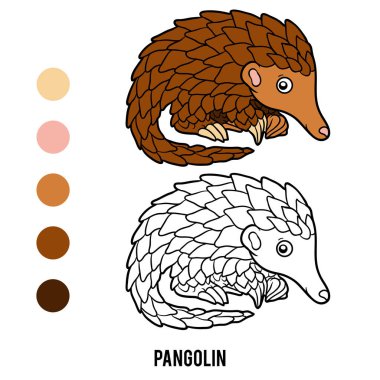 Boyama kitabı, Pangolin