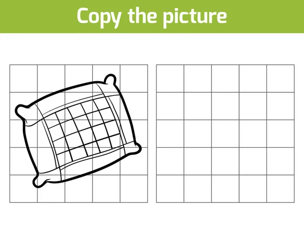 Копіювати піктограму для дітей, подушку з клаптиком — стоковий вектор