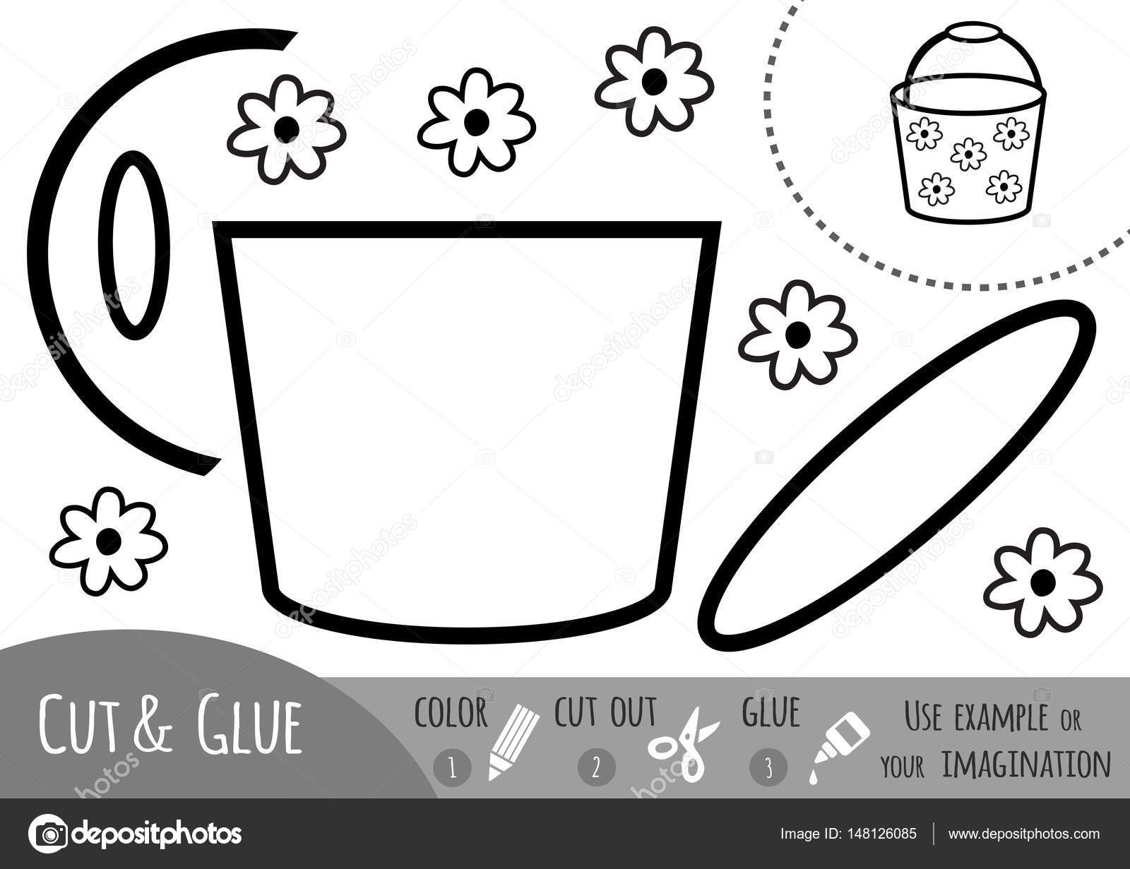 Education paper game for children, Pail Stock Vector Image by ©ksenya_savva 148126085