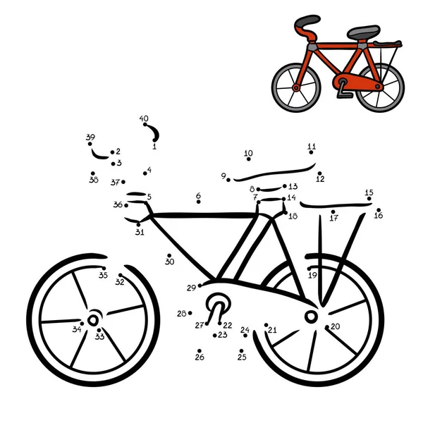 Numery gry, rower — Wektor stockowy