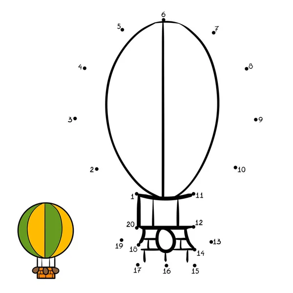 Números de juego, Globo — Vector de stock