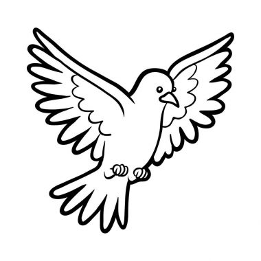 Boyama kitabı, güvercin