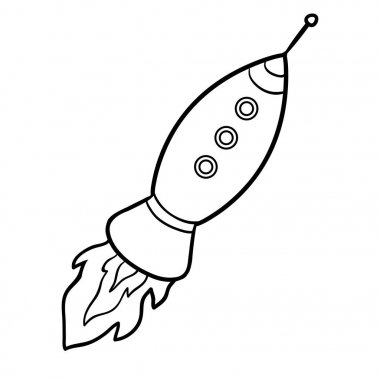 Boyama kitabı, uzay gemisi