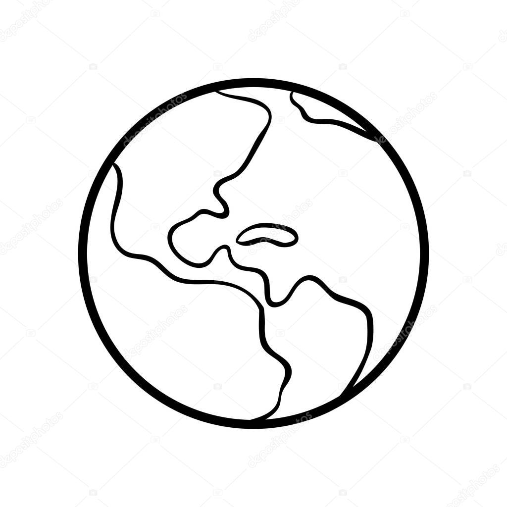 Planeta Ziemia Rysunek Dla Dzieci Coloring book, Earth — Stock Vector © ksenya_savva #155570494