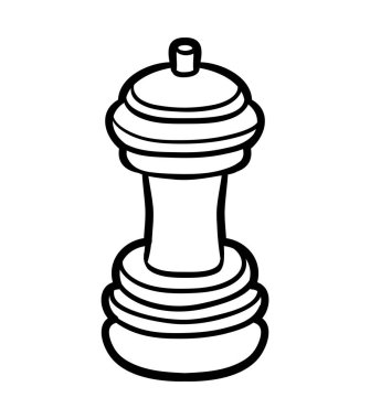 Boyama kitabı, karabiber değirmeni