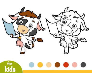 Boyama kitabı, inek