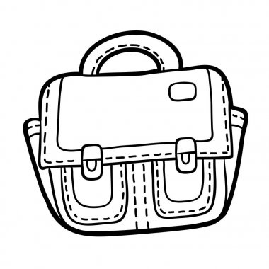 Boyama kitabı, evrak çantası