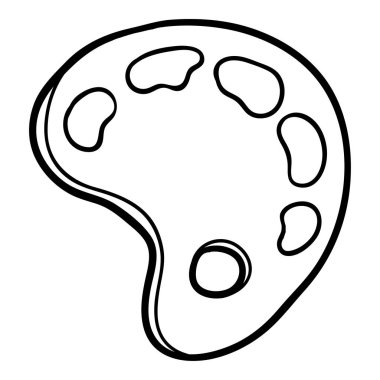 Boyama kitabı, sanat paleti