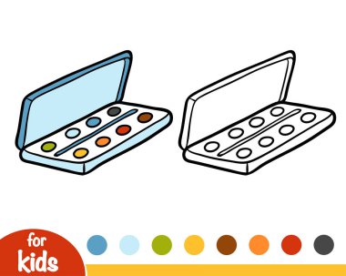 Boyama kitabı, suluboya