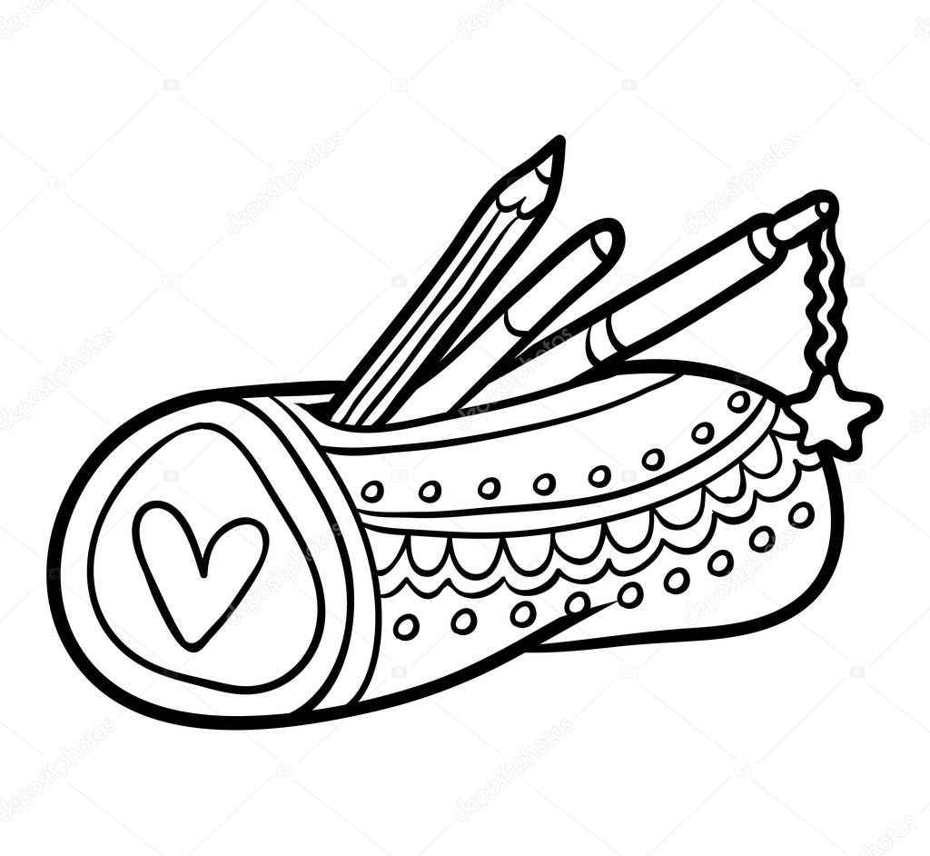 ️Pencil Case Coloring Pages Free Download| Gmbar.co