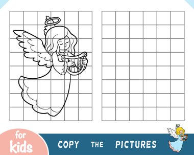 Fotoğrafı kopyala, çocuklar için eğitim oyunu, Angel