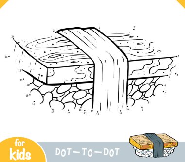 Numaralar oyunu, çocuklar için eğitim oyunu, yumurtalı suşi.