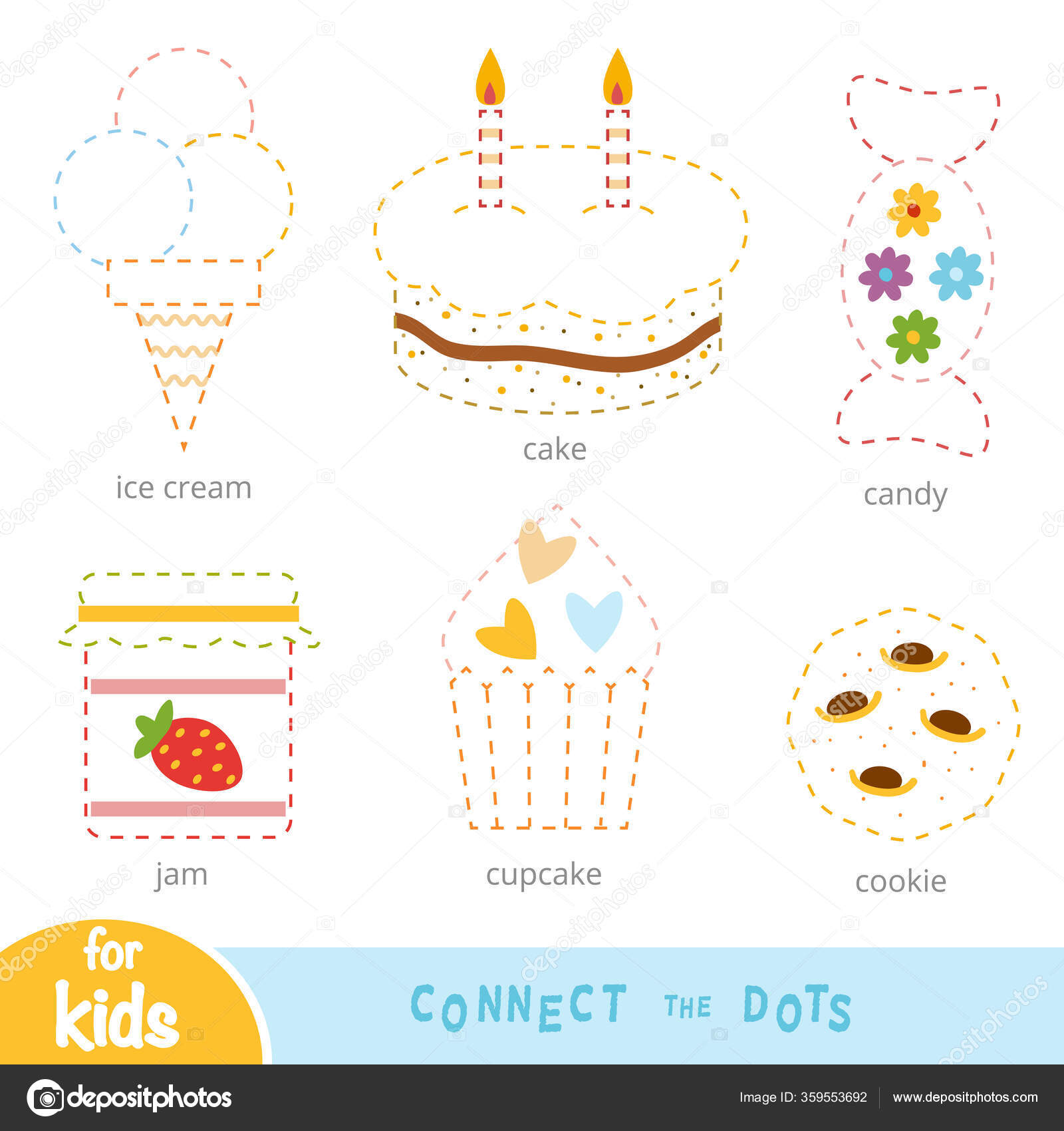 Vetores de Cupcake De Números Jogo e mais imagens de Bolo - Bolo, Joining  the Dots, Número - iStock