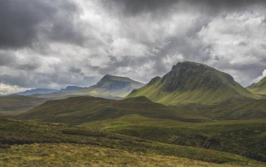 Scottish landscape cloudy nature shot  clipart