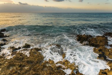 Karayip Denizi Meksika 'da şafak vakti