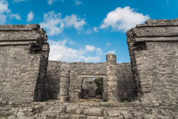 Rovine Maya Tulum Messico — Foto Stock