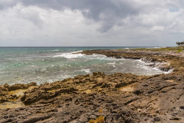 Karib Tenger Strand Közelében Cancun Mexico — Stock Fotó