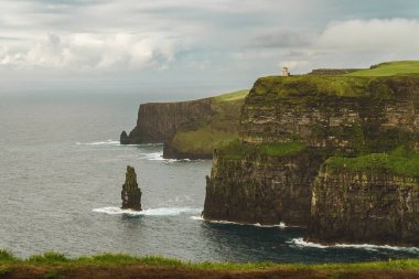 Güzel İrlanda 'daki Moher Kayalıkları
