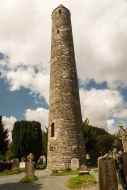 Güzel İrlanda 'daki Glendalough Vadisi