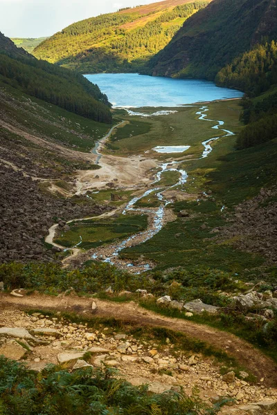 Glendalough Dolina Pięknej Irlandii — Zdjęcie stockowe