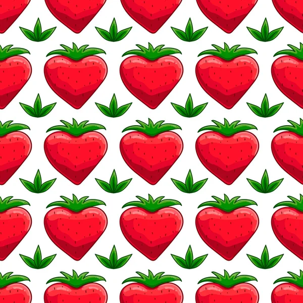 Çilekli kusursuz desen