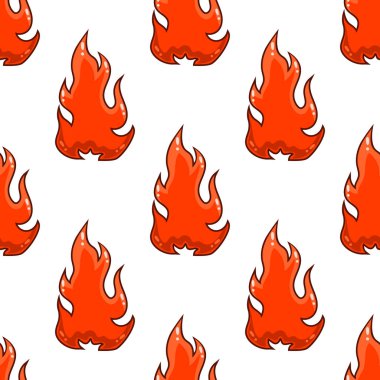 Alevli kusursuz desen