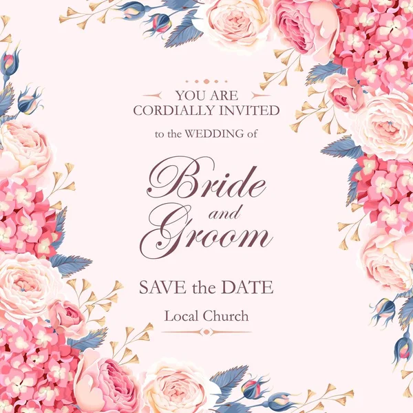 Vintage Düğün Davetiyesi