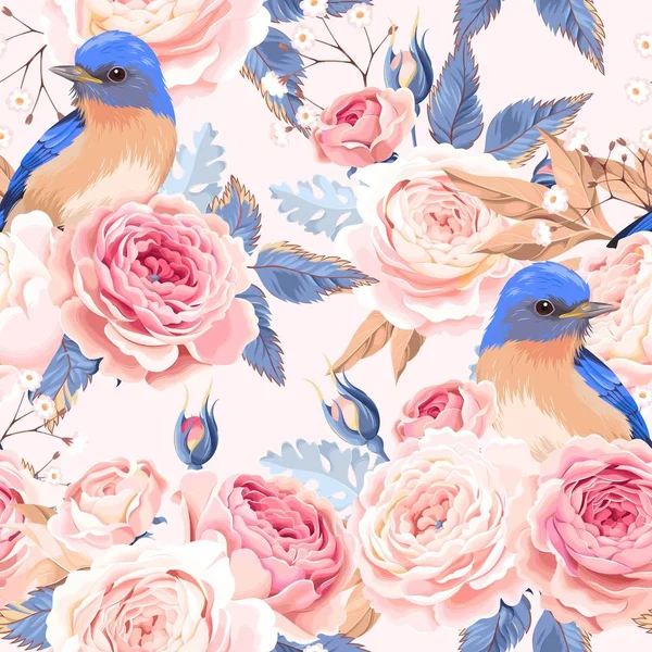 Dikişsiz vintage güller