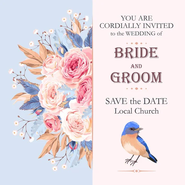 Vintage Düğün Davetiyesi