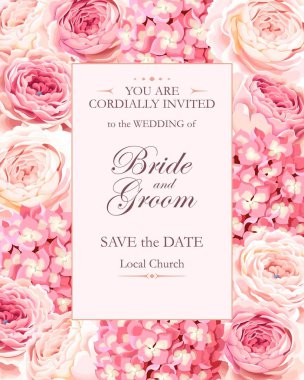 Vintage Düğün Davetiyesi