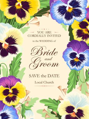 Vintage Düğün Davetiyesi