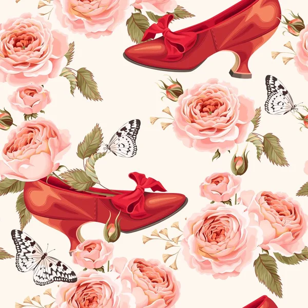 Vintage ayakkabılar sorunsuz arka plan