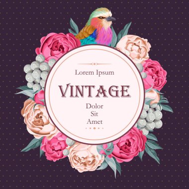 Güllü tebrik kartı