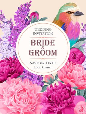 Vintage Düğün Davetiyesi