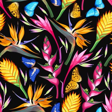 Tropik çiçekler sorunsuz