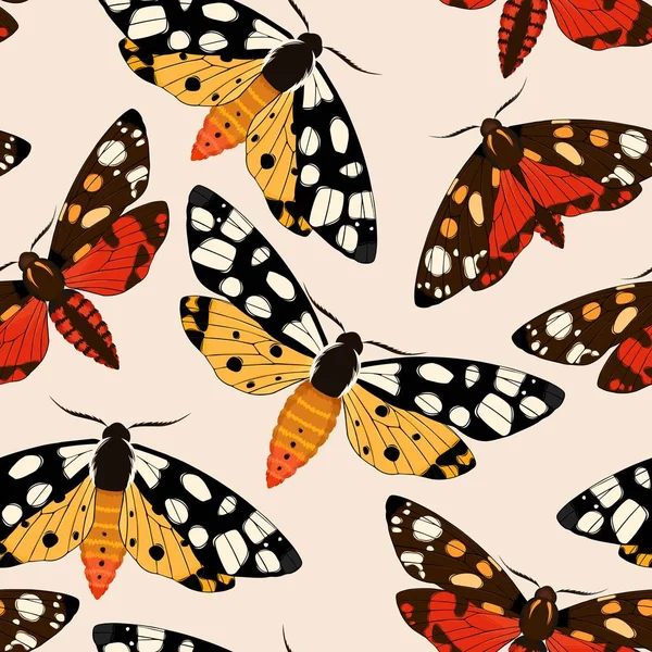 Papillons volants sans soudure — Image vectorielle