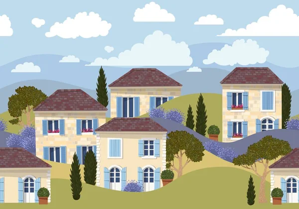 Fransız şehir sorunsuz kenarlık