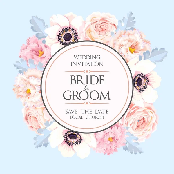 Vintage Düğün Davetiyesi