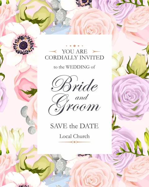 Vintage Düğün Davetiyesi